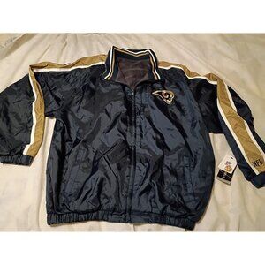 St. Louis Rams Reversible Jacket XL NFL 2000s NWT
